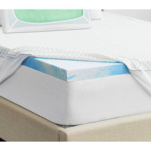 Sealy Chill 3" Memory Foam Mattress Topper & Reviews Wayfair